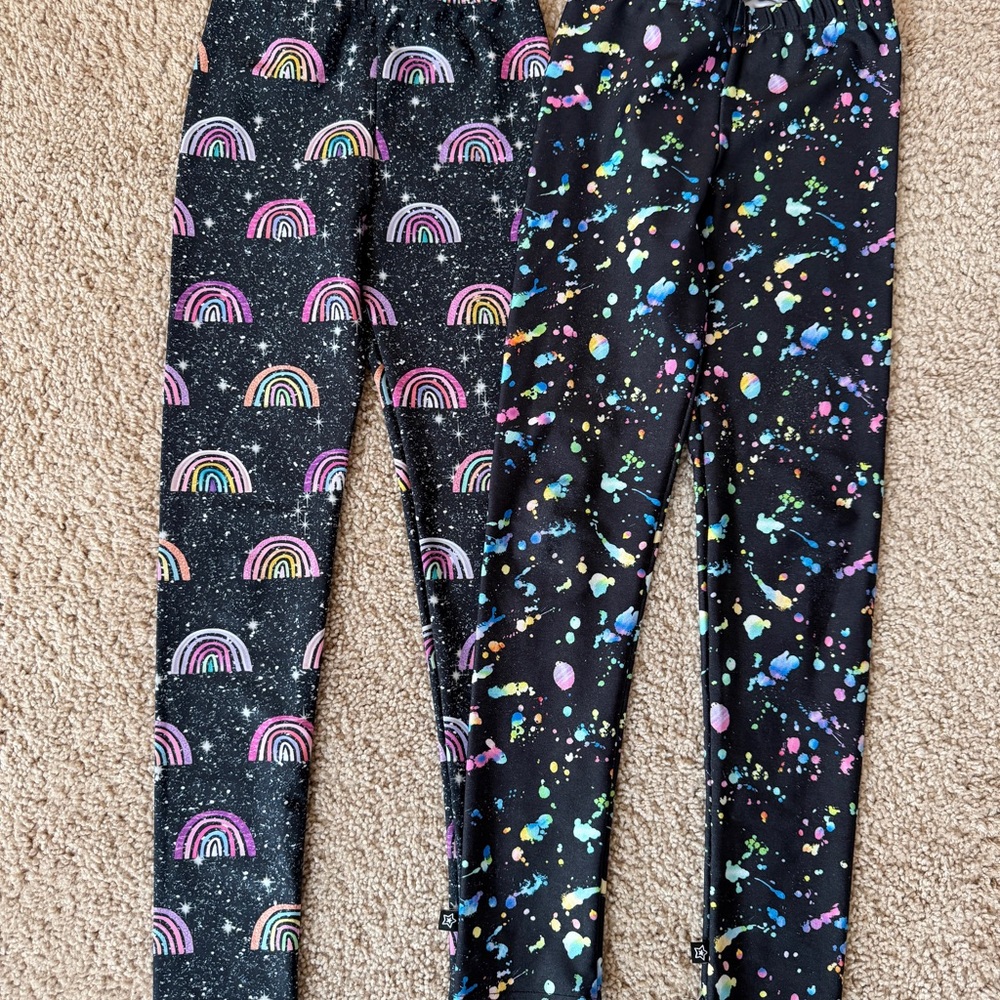 PixieLane Colorful Kids Leggings Set